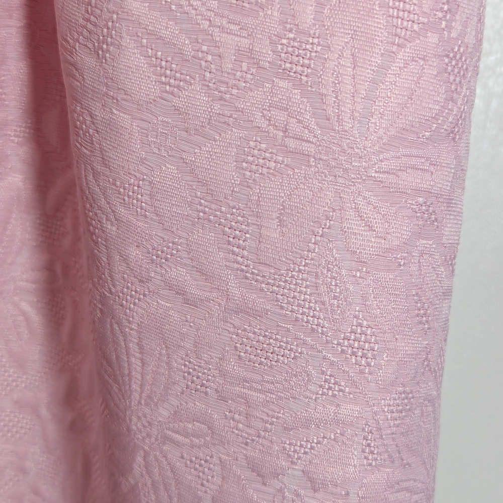Pretty in Pink Dress Classic Style Brocade Embroidered Size 18 - Picture 7 of 11